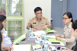 ประชุมคณะกรรมการการเลือกตั้งประจำเทศบาลเมืองแจระแม เพื่อคัดเลือกประธานคณะกรรมการการเลือกตั้งประจำเทศบาลเมืองแจระแม ณ ห้องประชุมเทศบาลเมืองแจระแม อำเภอเมืองอุบลราชธานี จังหวัดอุบลราชธานี