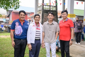นายกเทศมนตรีเมืองแจระแม ร่วมพิธีวันฉลองชุมชนคริสตชนแห่งความเชื่อ ณ วัดพระหฤทัย บ้านทัพไทย ตำบลแจระแม อำเภอเมืองอุบลราชธานี จังหวัดอุบลราชธานี
